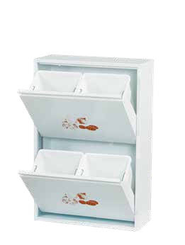 DC-085E 2+2 way food cabinet